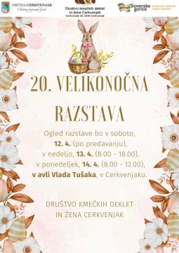 Vabilo - 20. velikonočna razstava
